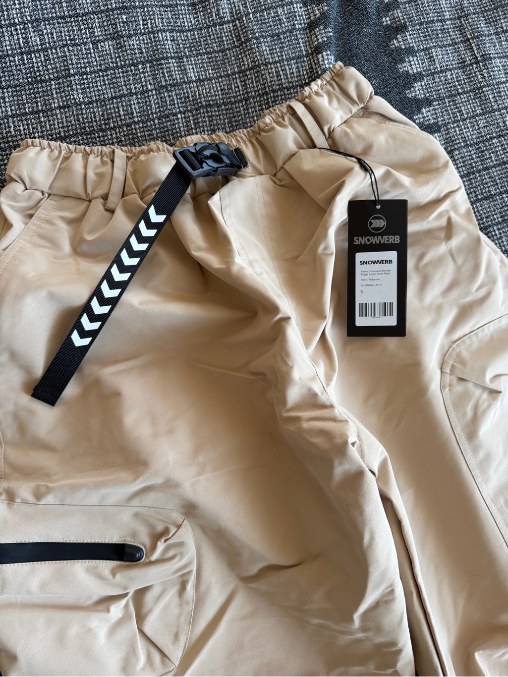 New Snowverb Loose Fit Ski & Snowboard Snow Cargo Pants For Mens And Womens — image 6 of 8